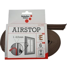 Ajtó, ablak tömítő gumi E profil Air Stop Barna Ajtó, ablak tömítő gumi E profil Air Stop Barna