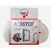 Ajtó, ablak tömítő gumi P profil Air Stop fehér Ajtó, ablak tömítő gumi P profil Air Stop fehér
