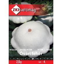 Óvári fehér patiszon