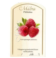 Matrica pálinkás üvegre Málna 10 db