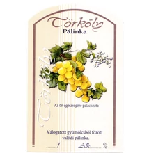 Matrica pálinkás üvegre Törköly 10 db