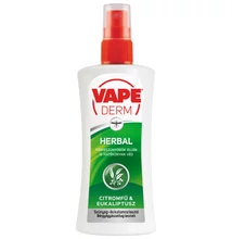 VAPE Derm Herbál Szúnyog- és kullancsriasztó pumpás aeroszol 100 ml VAPE Derm Herbál Szúnyog- és kullancsriasztó pumpás aeroszol 100 ml