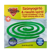 Zig-Zag szúnyogirtó spirál 10 db Zig-Zag szúnyogirtó spirál 10 db