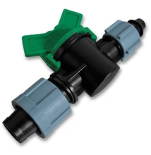 Csepegtetőcső csatlakozó elzárható Csepegtetőcső csatlakozó elzárható