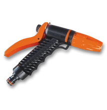 Műanyag locsolópisztoly szabályozható.