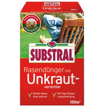 Substral 2 in 1 gyeptrágya gyomirtóval 100 m2