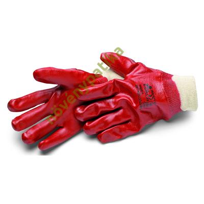 PVC saválló kesztyű piros 24 cm