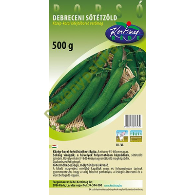 Debreceni sötétzöld zöldborsó 500 g