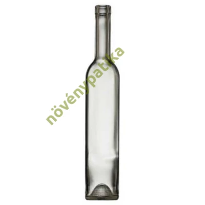 Boros, pálinkás palack 0,5 liter szintelen