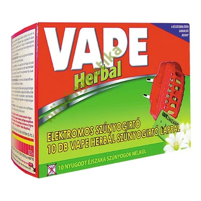 VAPE elektromos készülék és 10 db lap szúnyogok ellen