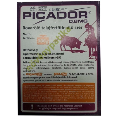Picador 0,8 MG talajfertőtlenítő szer 300 g