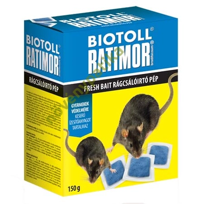 Biotoll rágcsálóirtó pép 125g (egér, patkány)