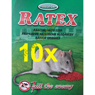 Ratex rágcsálóirtó granulátum 200g (egér, patkány)