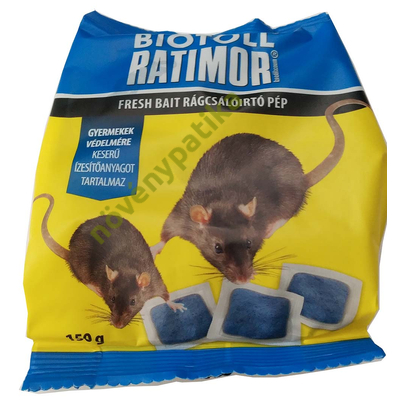 Biotoll rágcsálóirtó pép 125g (egér, patkány)