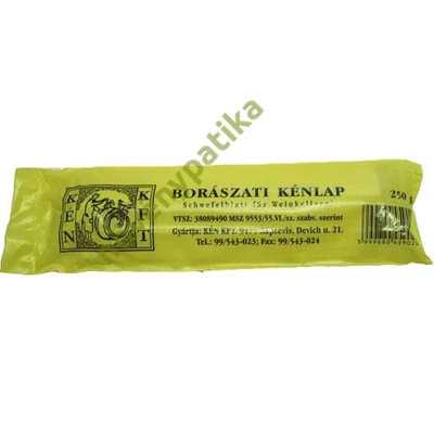 Borászati kénlap 250 g kb. 50 db