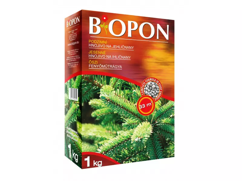 Őszi fenyő és tűlevelű műtrágya 1 kg Biopon