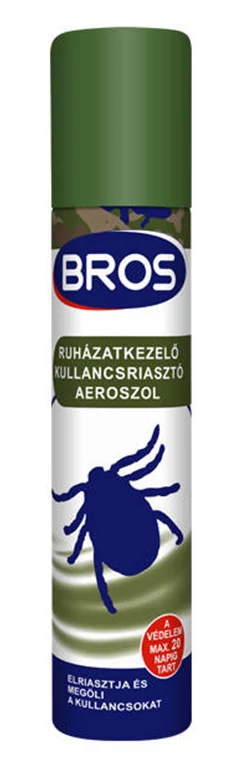 Bros ruházatkezelő aeroszol kullancsok ellen, 90 ml