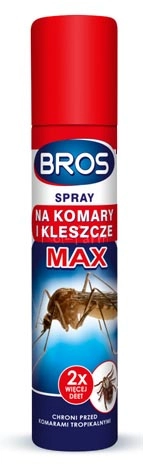 Bros MAX szúnyog- és kullancsriasztó aeroszol 90 ml