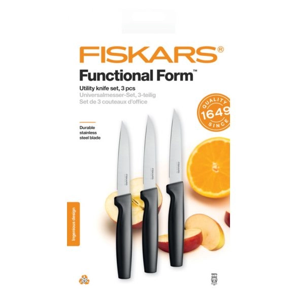 Fiskars Functional Form asztalikés készlet 3 részes, normál