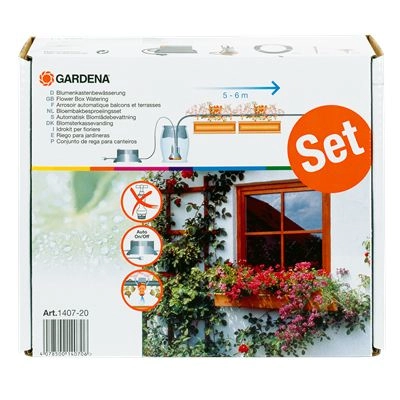 Gardena teljesen önműködő erkélyláda öntözés