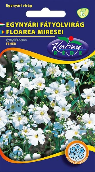 Fátyolvirág egynyári - Gypsophila fehér
