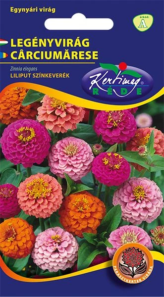 Rézvirág - Zinnia Liliputi színkeverék