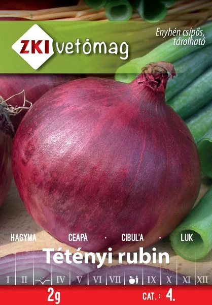 Tétényi rubin lilahagyma ZKI