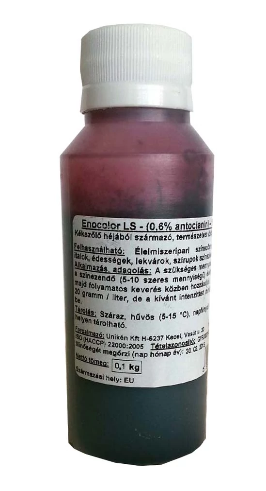Enocolor élelmiszer színezék 100 g (borszínező)