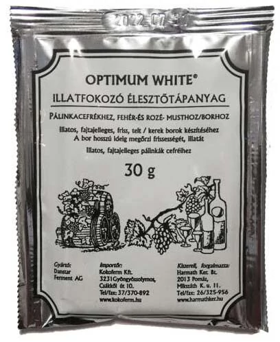 Optimum White, illat és aromafokozó élesztőtápanyag 30 g