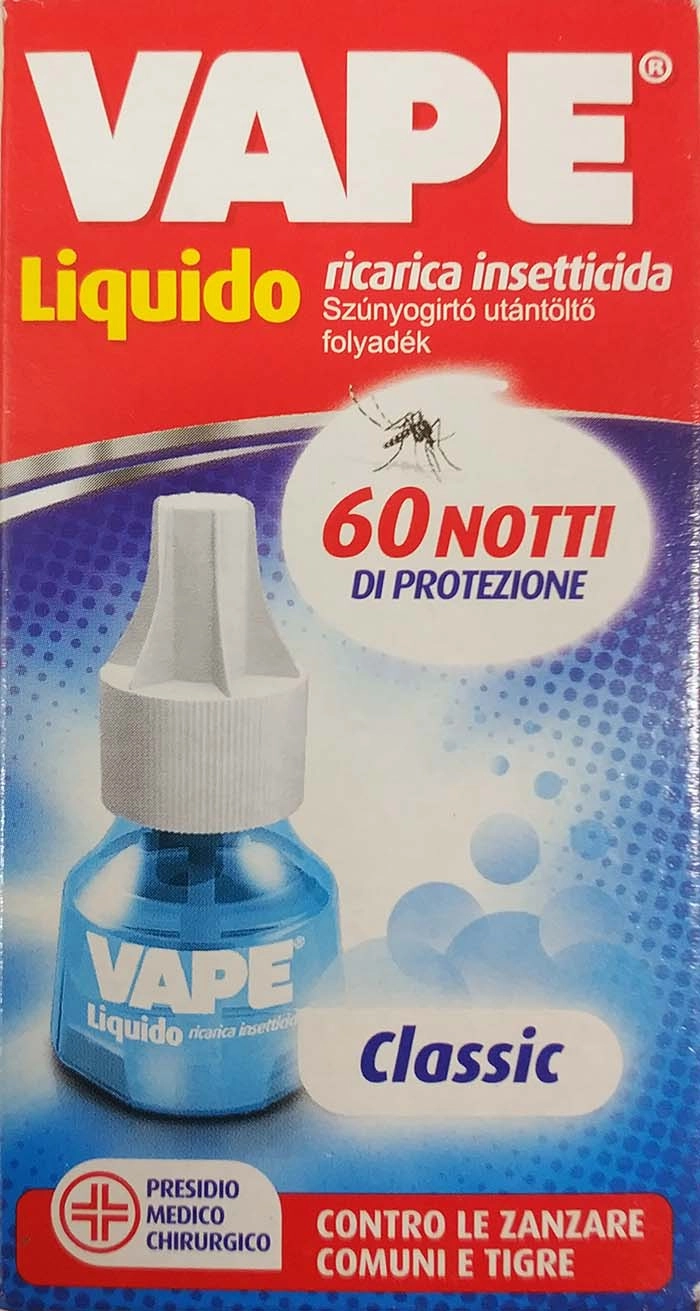 VAPE elektromos készülékhez folyadék szúnyogok ellen