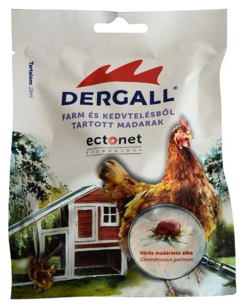 Dergall madártetű atka írtószer 15 ml