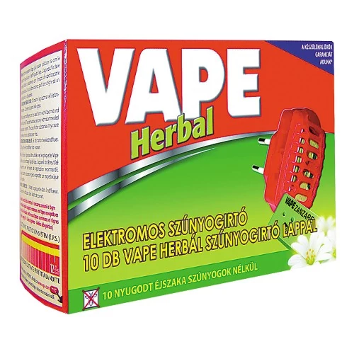 VAPE elektromos készülék és 10 db lap szúnyogok ellen