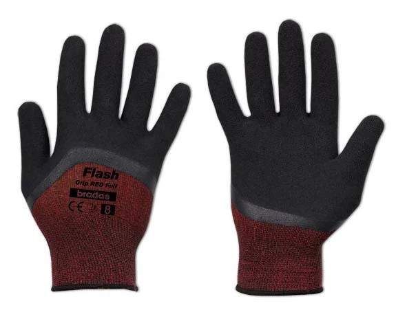 Kesztyű Flash Grip Red Full