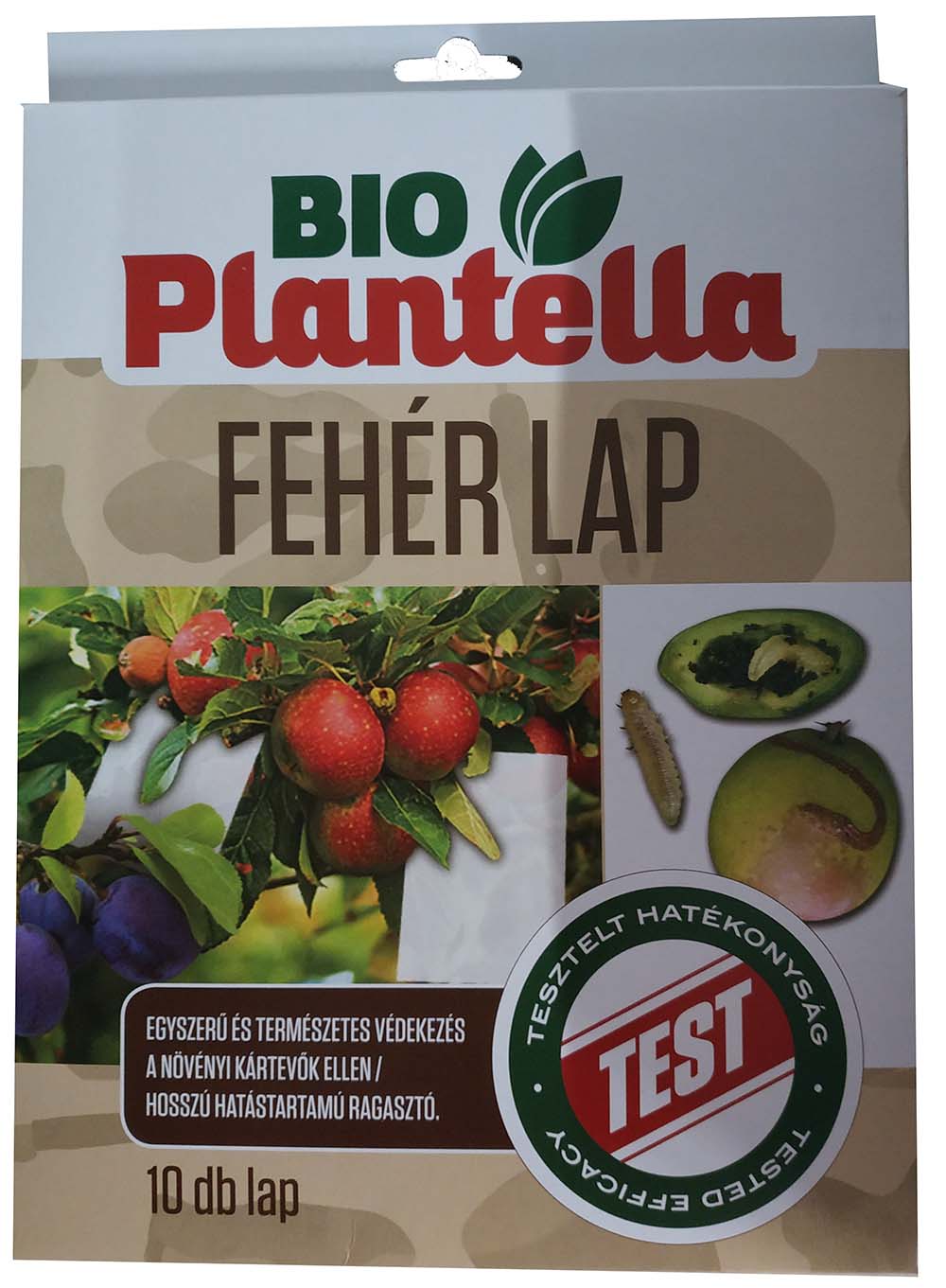 Bio Plantella színcsapdás rovarfogó lap, fehér 10 db