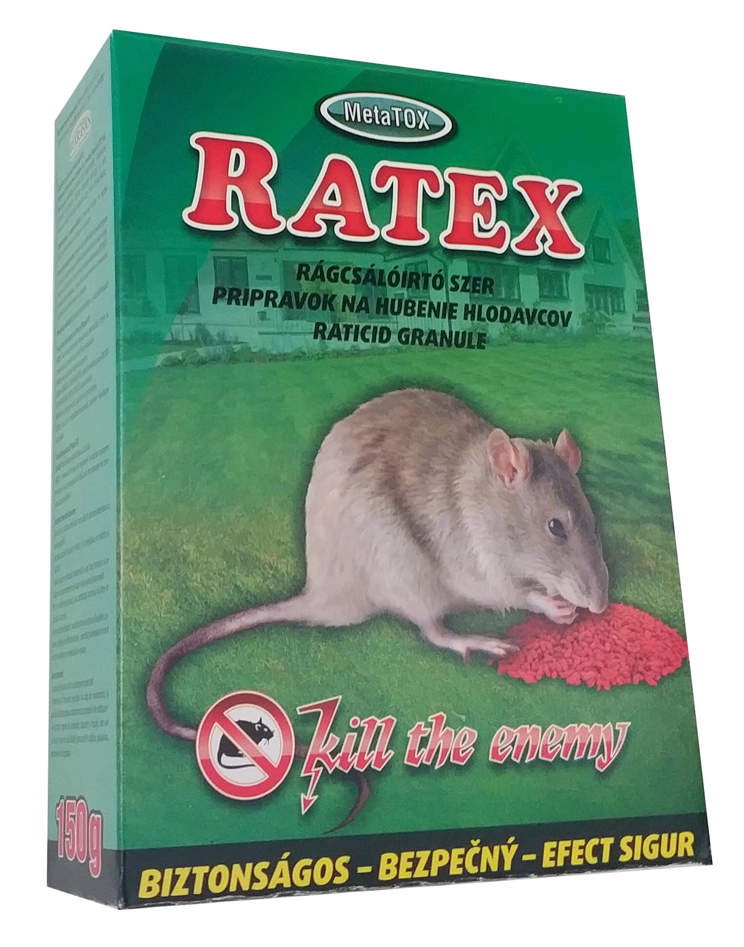 Ratex rágcsálóirtó granulátum 150 g (egér, patkány)