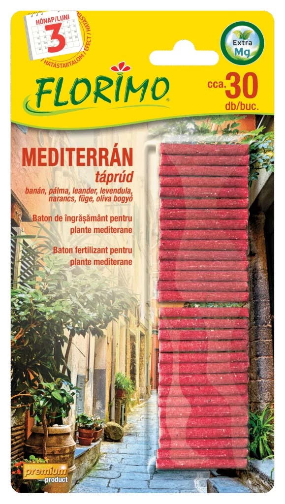 Florimo mediterrán táprúd 30 db