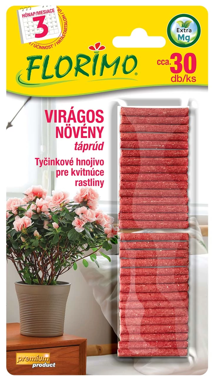 Florimo Virágos szobanövény táprúd 30 db
