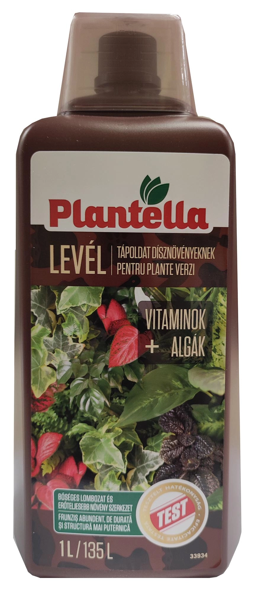 Levéldísznövény tápoldat Plantella 1 l