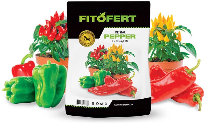  FitoFert Kristal Pepper műtrágya 11-7-33+4MgO+ME 2 kg