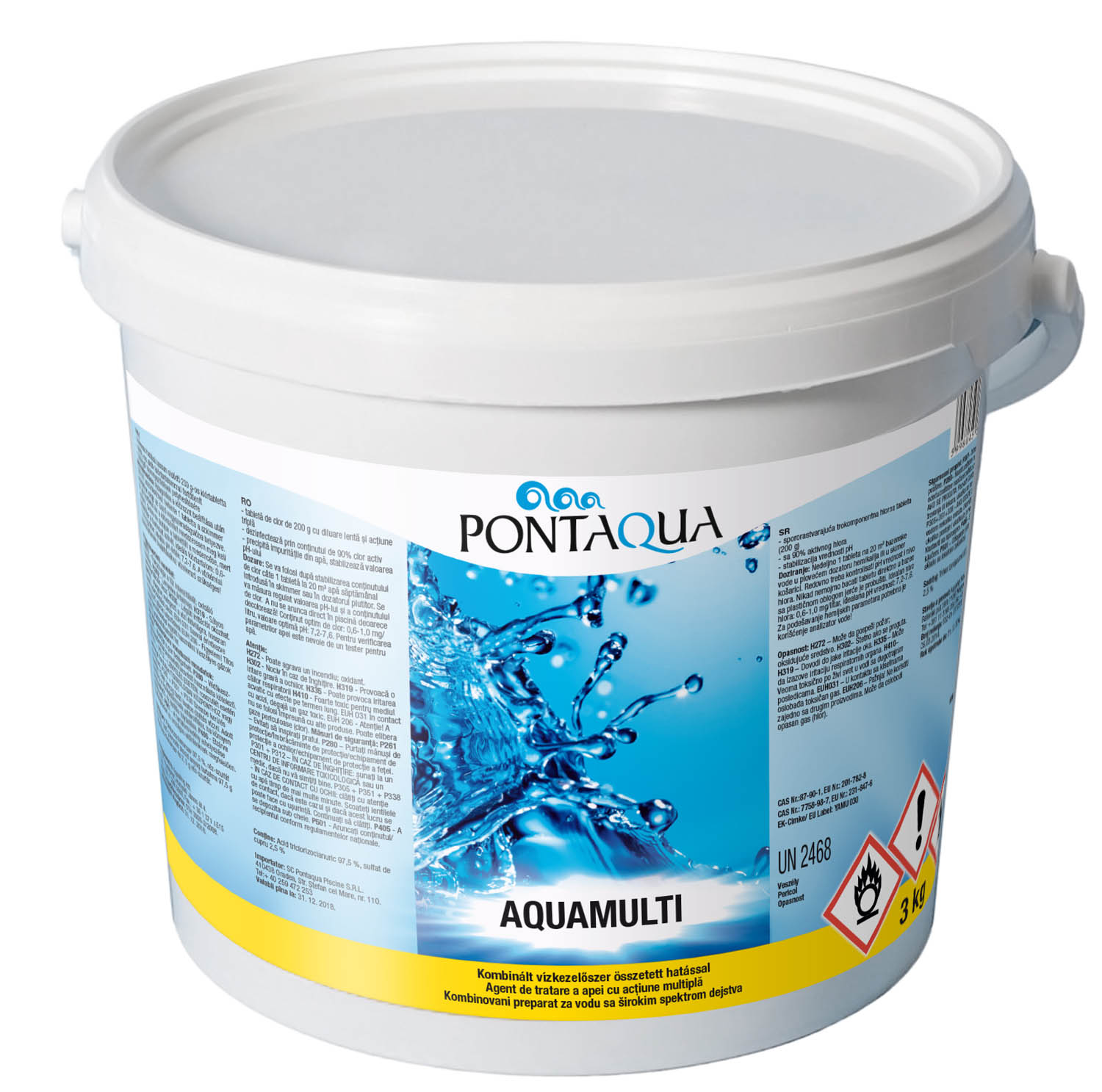 Aquamulti (multi klórtabletta) 3 kg