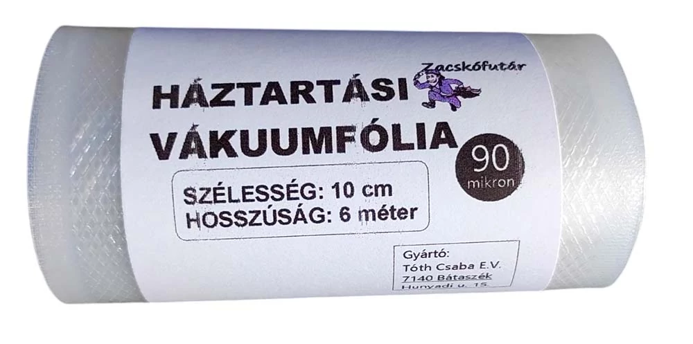 Vákuumfólia 10 cm széles